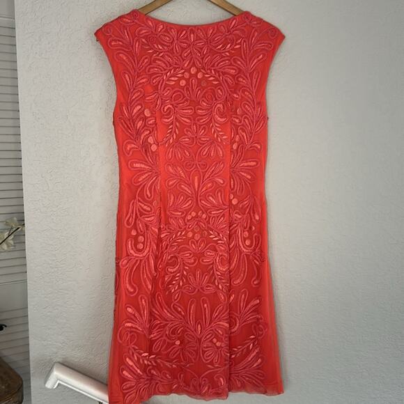 Sue Wong Bateau Ribbon Embroidered Cocktail Dress Style C3535 Preppy Wedding - Picture 5 of 7